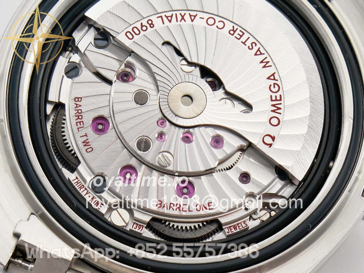 Omega Planet Ocean 600M 39.5mm VSF Black Dial Black Ceramic Bezel on SS Bracelet A8800 - Image 21