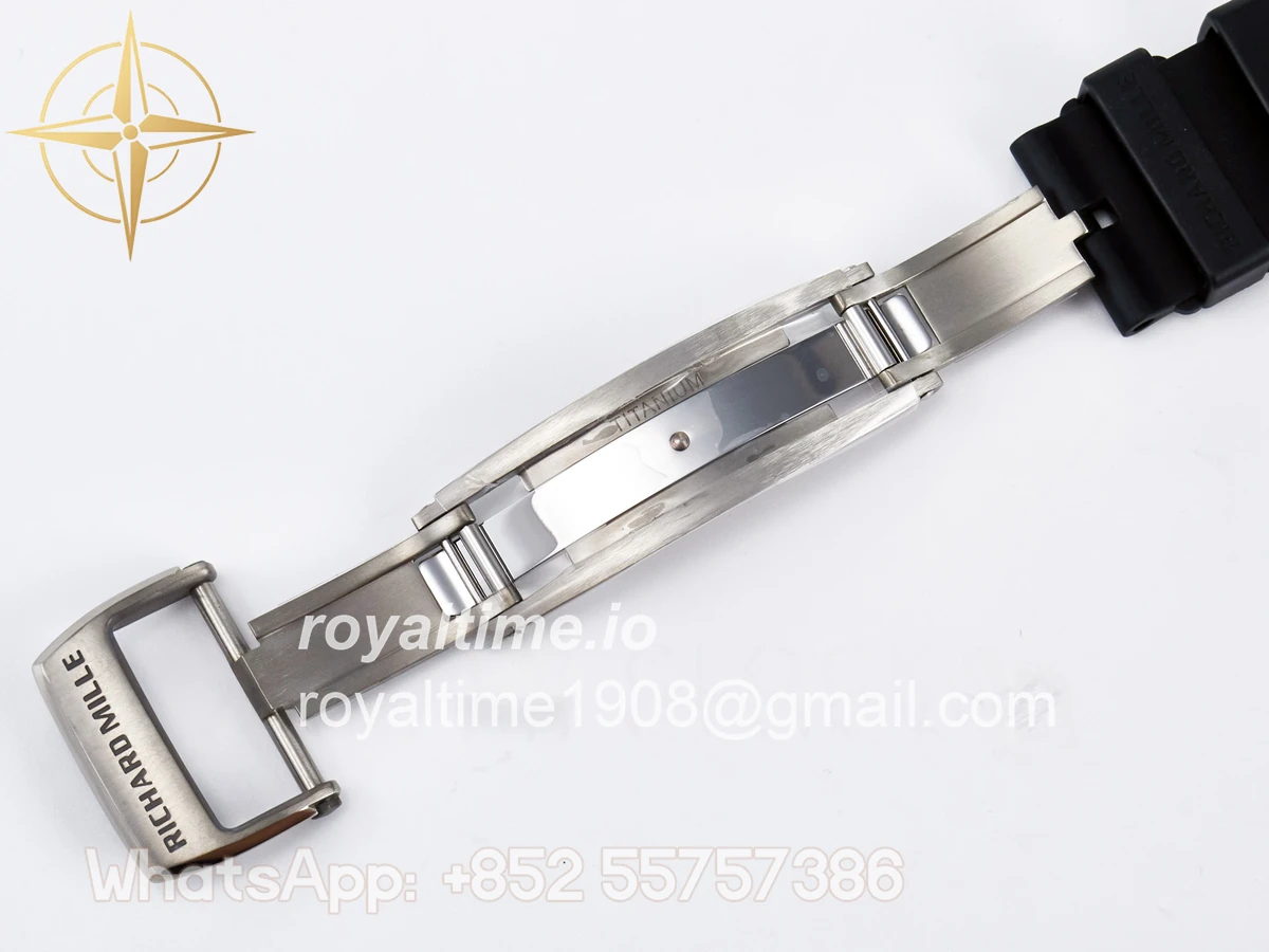 Richard Mille RM 61-01 Yohan Blake White NTPT ZF on Black Rubber Strap RMUL2 - Image 21