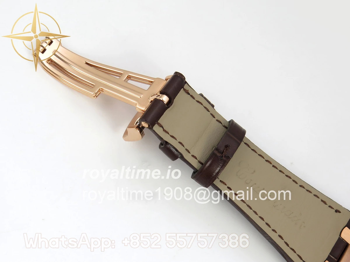 Audemars Piguet Royal Oak Chrono 26240 RG DDF Brown Dial on Brown Leather Strap DD4401 Gain Weight (SW Dial) - Image 21
