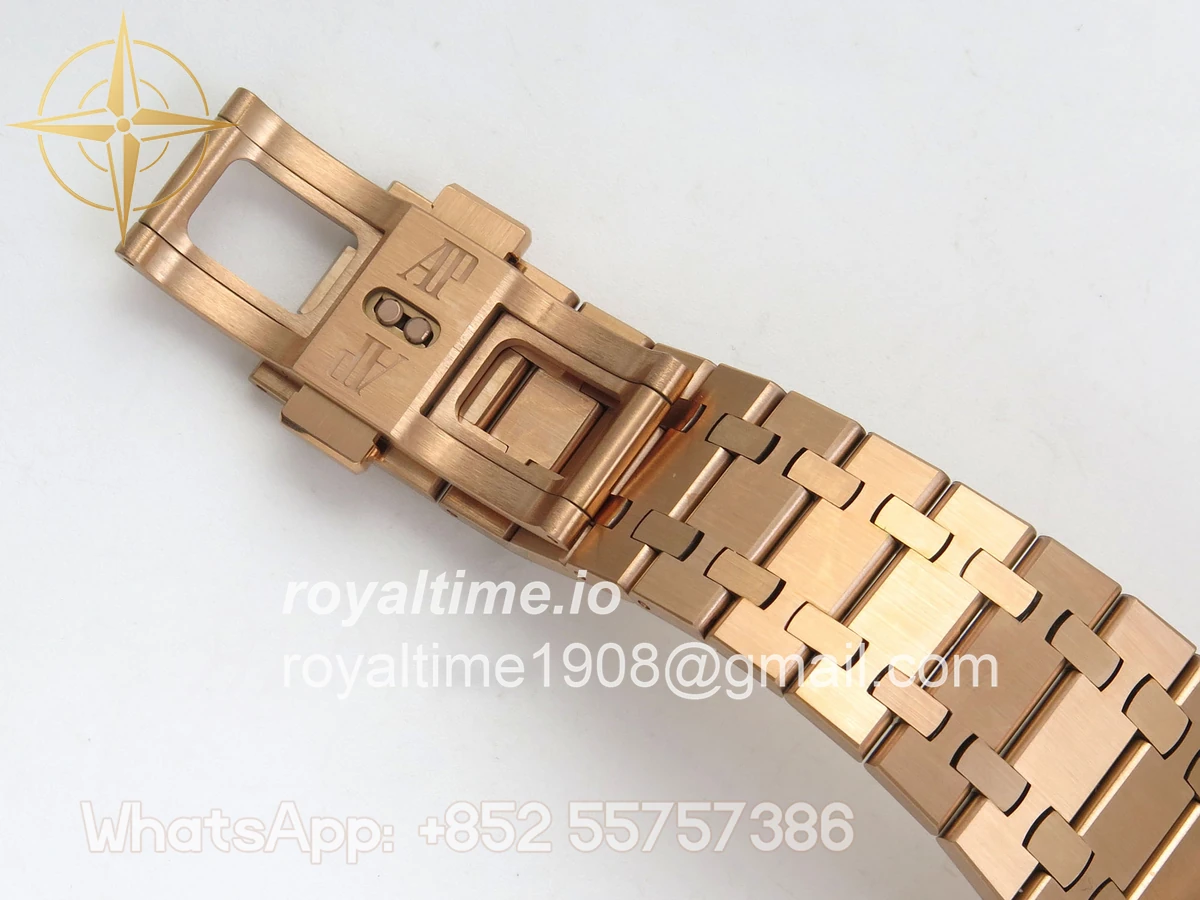 Audemars Piguet Royal Oak Chrono 26240 RG DDF Black Dial on RG Bracelet DD4401 Gain Weight (SW Dial) - Image 21