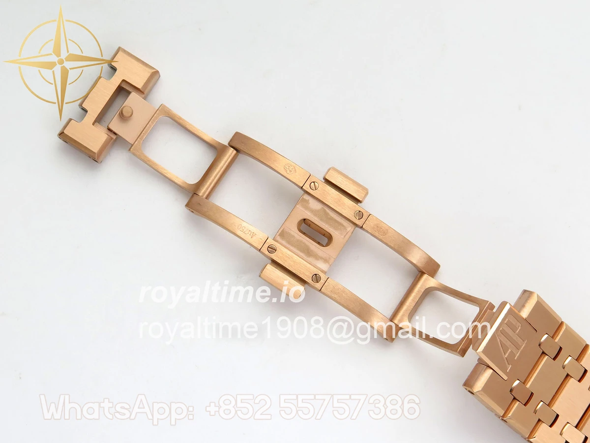 Audemars Piguet Royal Oak Chrono 26331 RG APWF Blue/RG Dial on RG Bracelet A2385 - Image 21