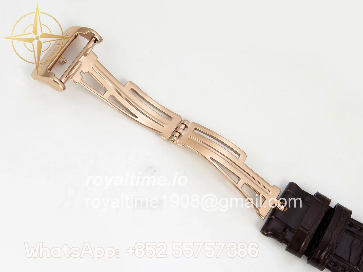 Audemars Piguet Royal Oak Chrono 26331 RG APWF Brown/RG Dial on Brown Leather Strap A2385 - Image 21