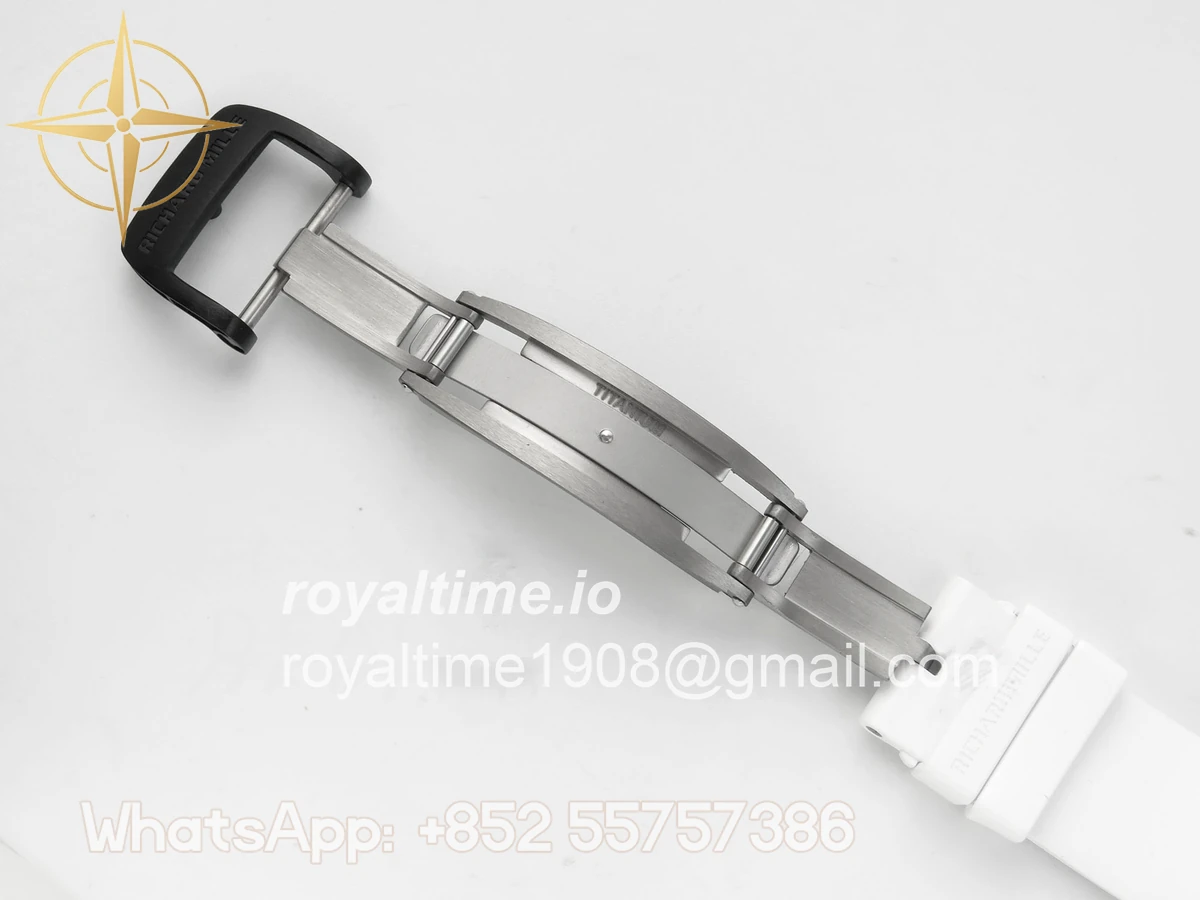 Richard Mille RM035-02 NTPT ZF Skeleton Dial on White Rubber Strap RMAL1 V7 - Image 21