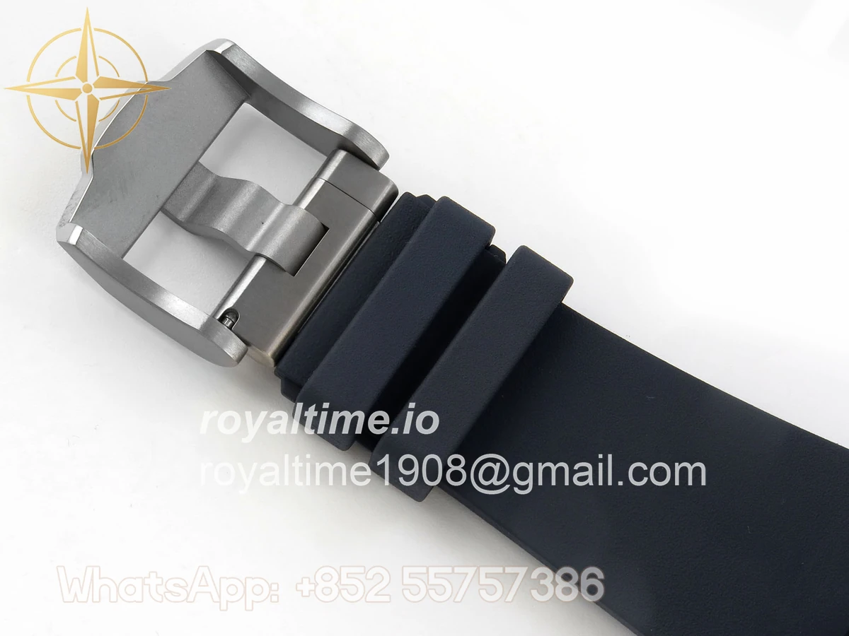 Audemars Piguet Royal Oak Offshore 43mm 26420 Ceramic Bezel SS DDF Blue Dial On Blue Rubber Strap DD4401 - Image 21