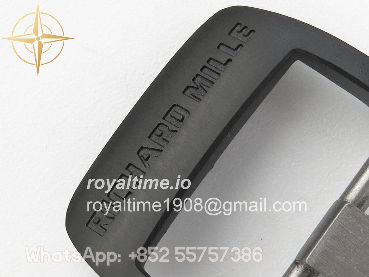 Richard Mille RM035 Americas Manual Carbon/Black Ceramic ZF Skeleton Dial On Black Rubber Strap RMUL1 - Image 21