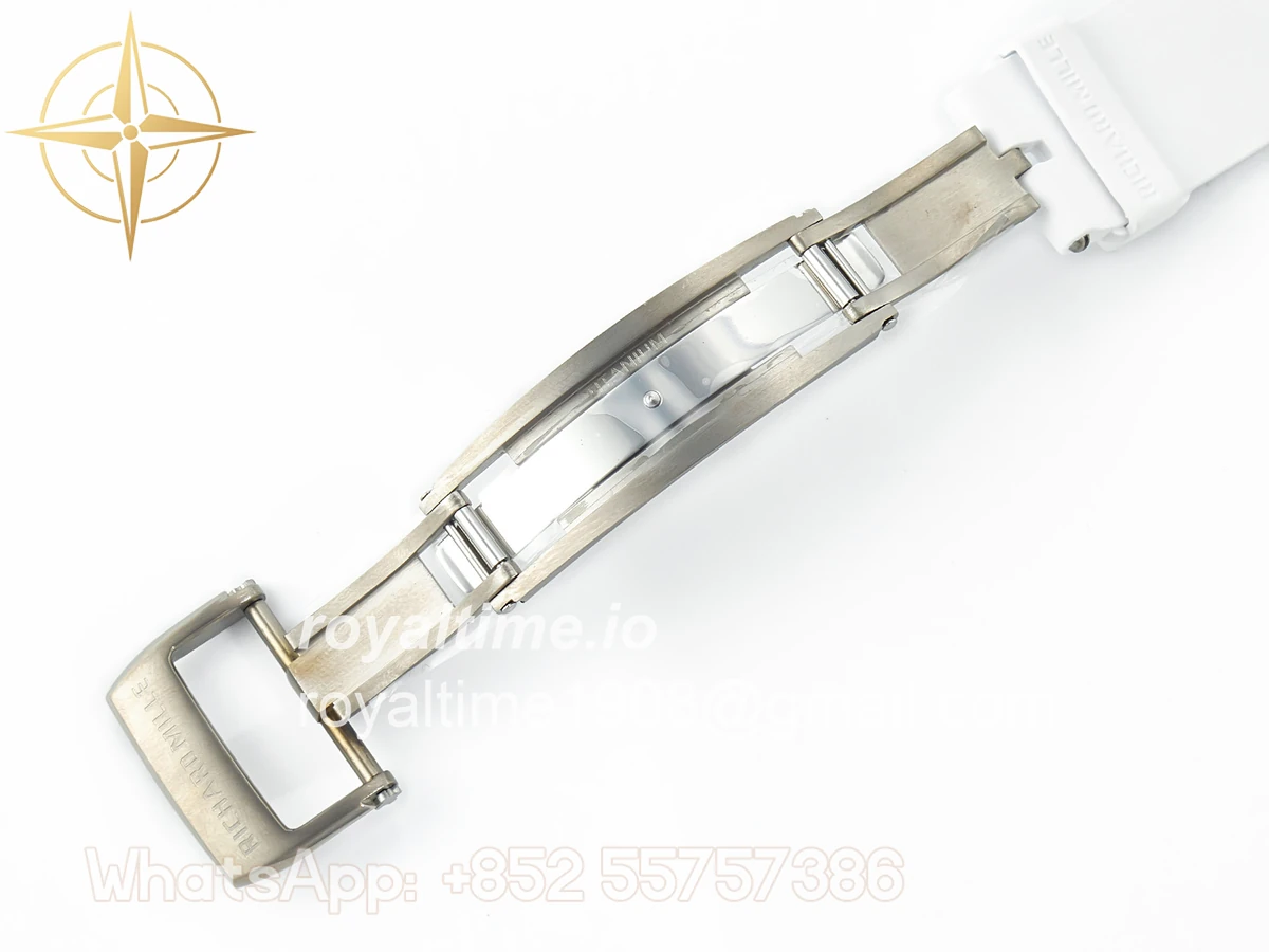 Richard Mille RM035 TRANSPARENT SONIC Skeleton Dial on White Rubber Strap RMUL2 V2 - Image 21