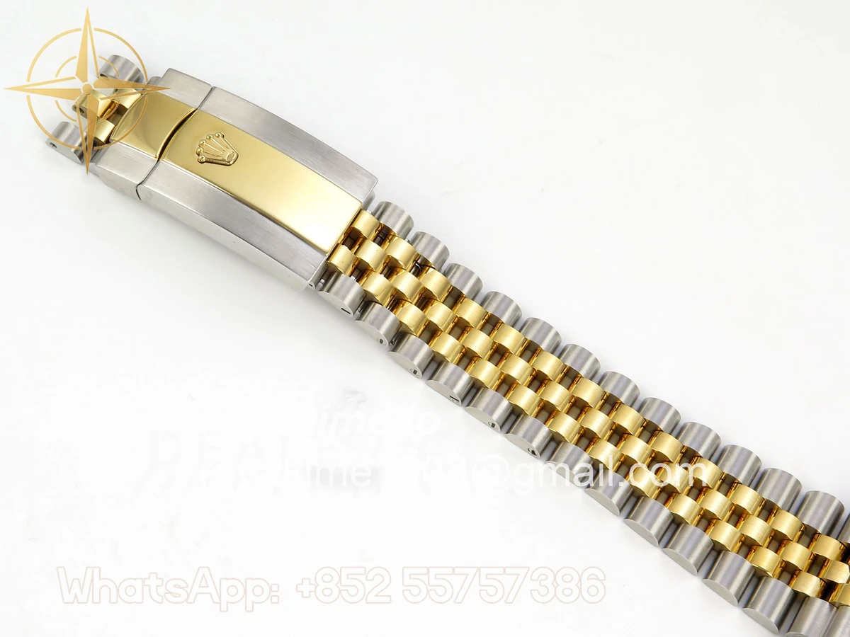 Rolex DateJust 36 126233 QF Gray Dial Green Roman on Jubilee Bracelet QF3235 - Image 21