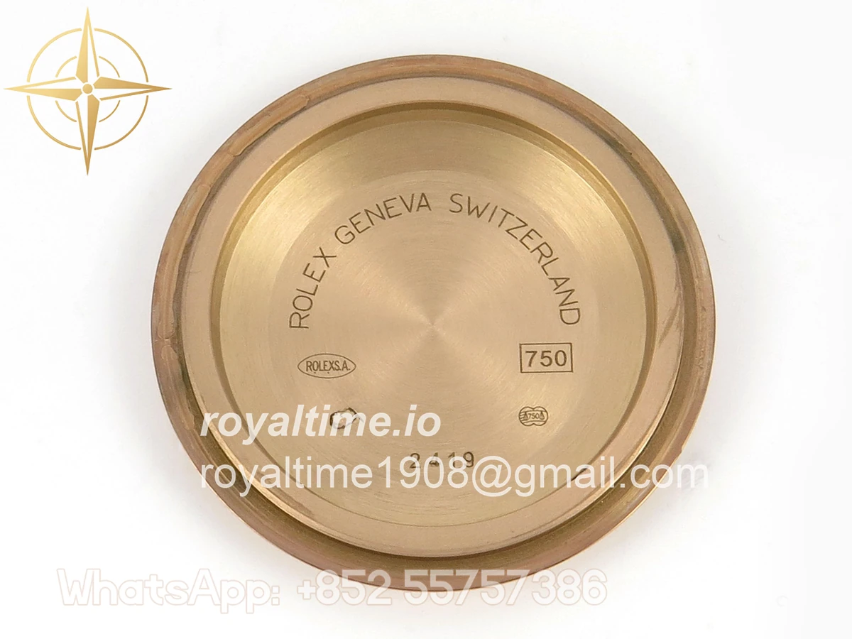 Rolex Day Date 40 RG TMF RG Diamonds Dial on President Bracelet VR3255 (Weighted) 208g - Image 21