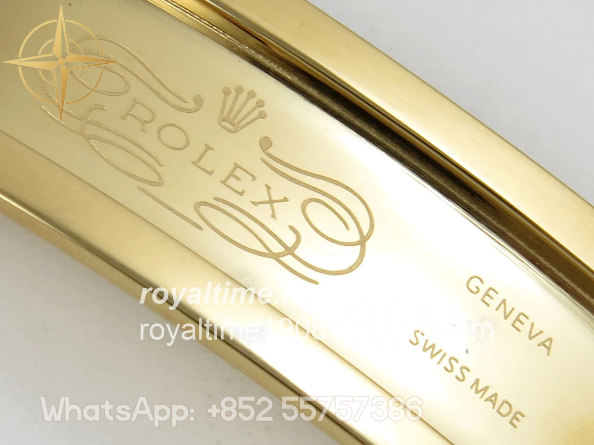 Rolex Day Date 40 YG 228238 QF Silver Stick Dial on President Bracelet A2836 V6 (200g) - Image 21