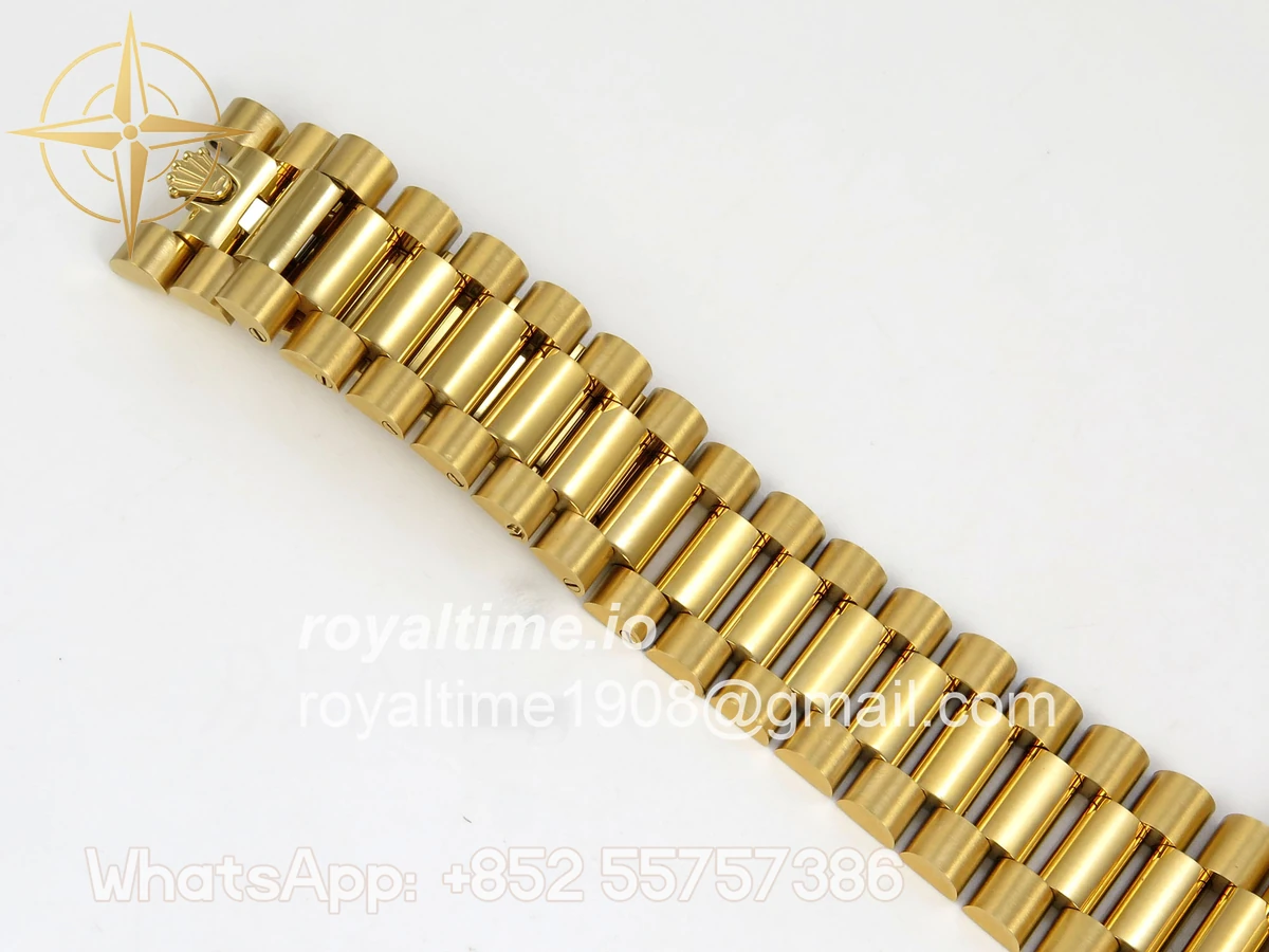 Rolex Day Date 40 YG 228238 QF White Crystal Dial on President Bracelet VR3255 V8 (190g) - Image 21