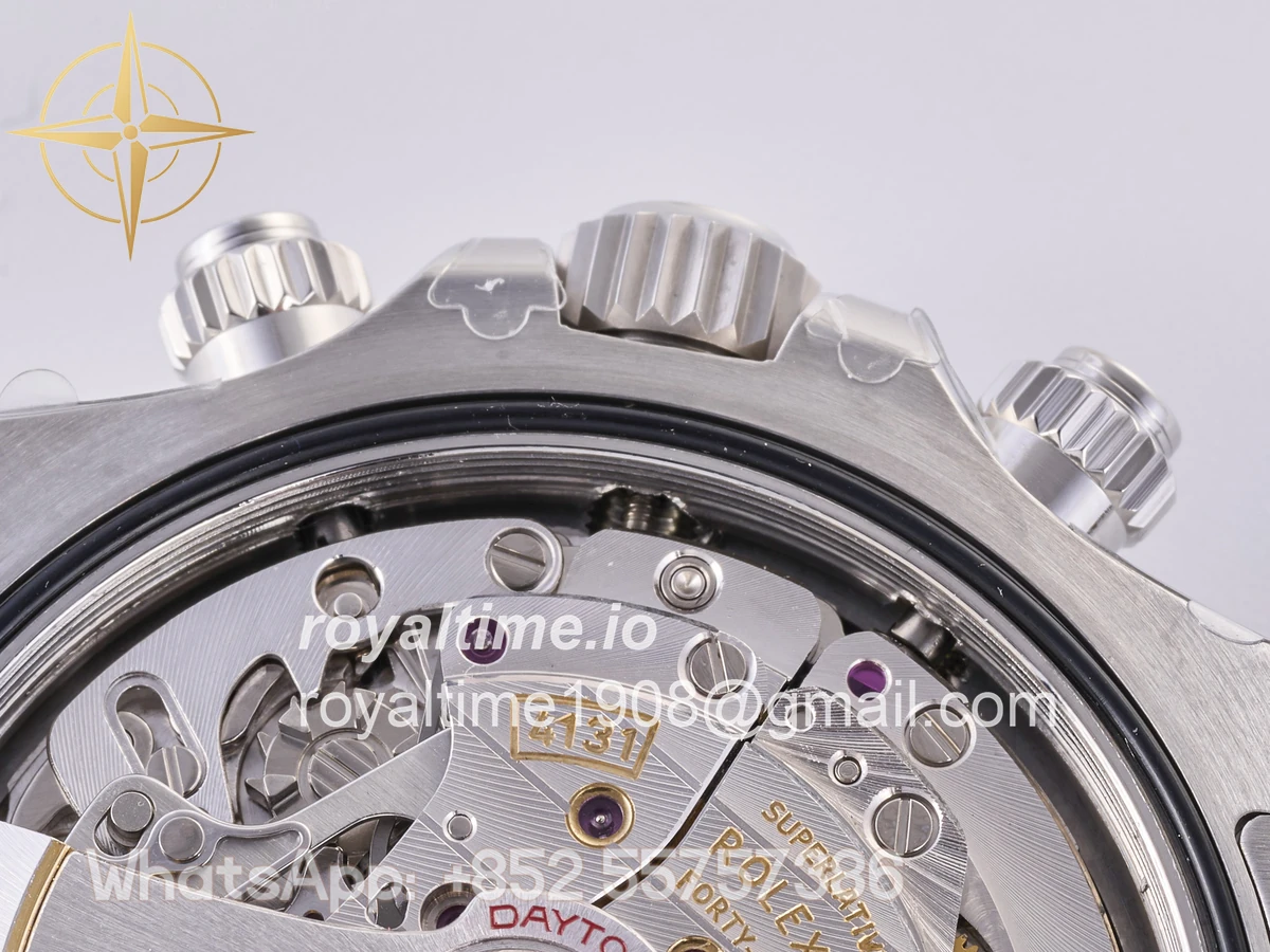 Rolex Daytona 126500 QF 904L Steel Black Dial on SS Bracelet JH4131 (Free Sprung) - Image 22