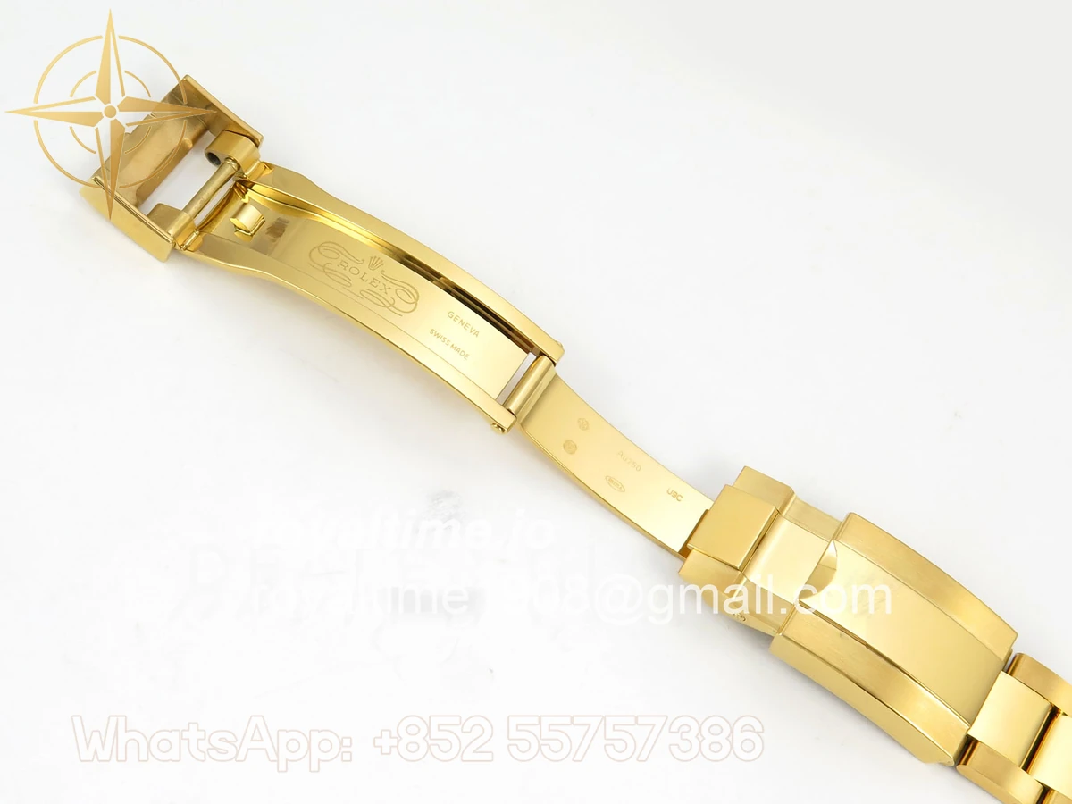 Rolex Daytona 126508 YG UFO Black/YG Dial on YG Bracelet UF4131 (Free Sprung) - Image 22