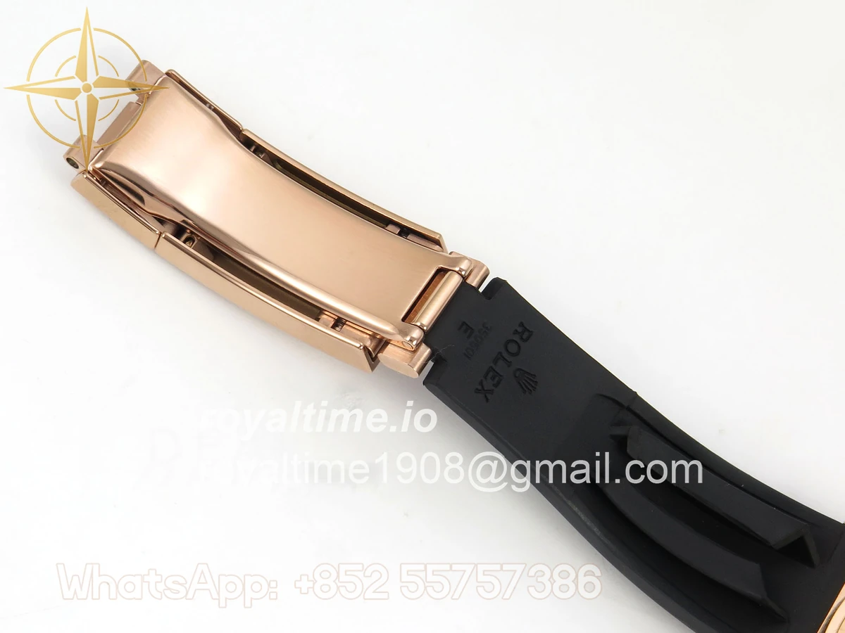 Rolex Daytona 126515 ARF Black/RG Stick Dial on Oysterflex Strap DD4131 V2 (Weighted) - Image 22