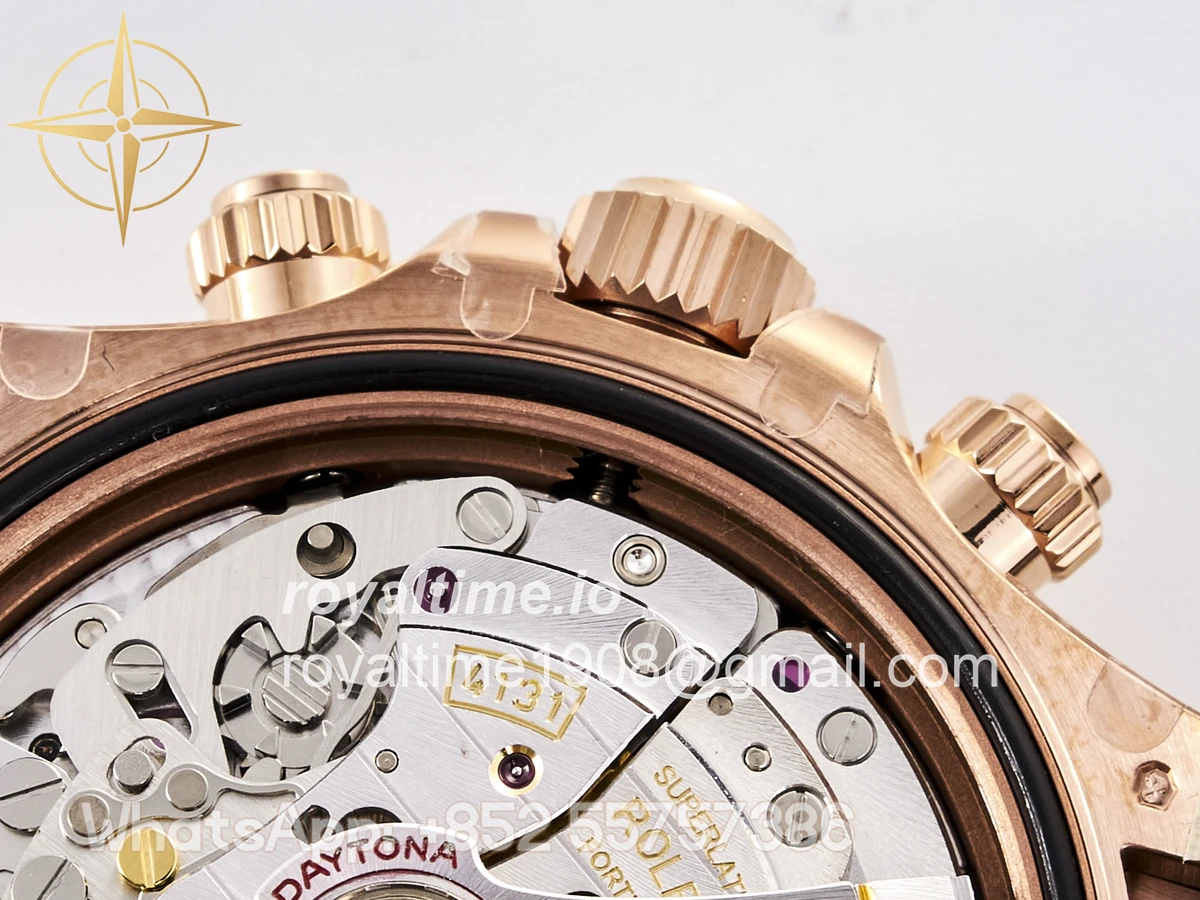 Rolex Daytona 126515 TMF Black/RG Stick Dial on Oysterflex Strap DD4131 - Image 22