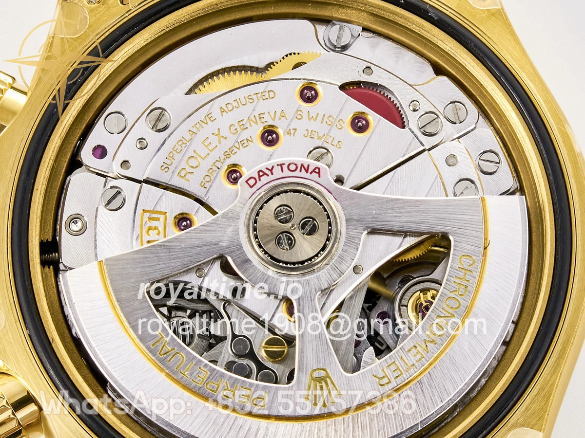 Rolex Daytona 126518 TMF YG/Black Dial on Oysterflex Strap DD4131 - Image 22