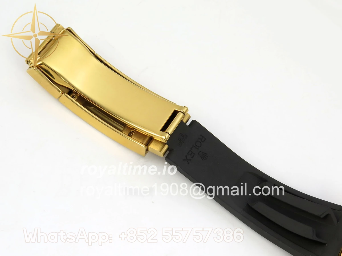 Rolex Daytona 126518 TMF YG/Black Dial on Oysterflex Strap SH4131 (Weighted) - Image 22