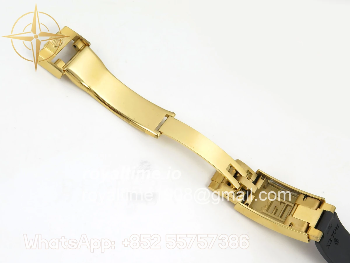 Rolex Daytona 126518 YG 3CF Tiffany Turquoise Blue Dial on Oysterflex Strap DD4131 (Gain Weight) - Image 22