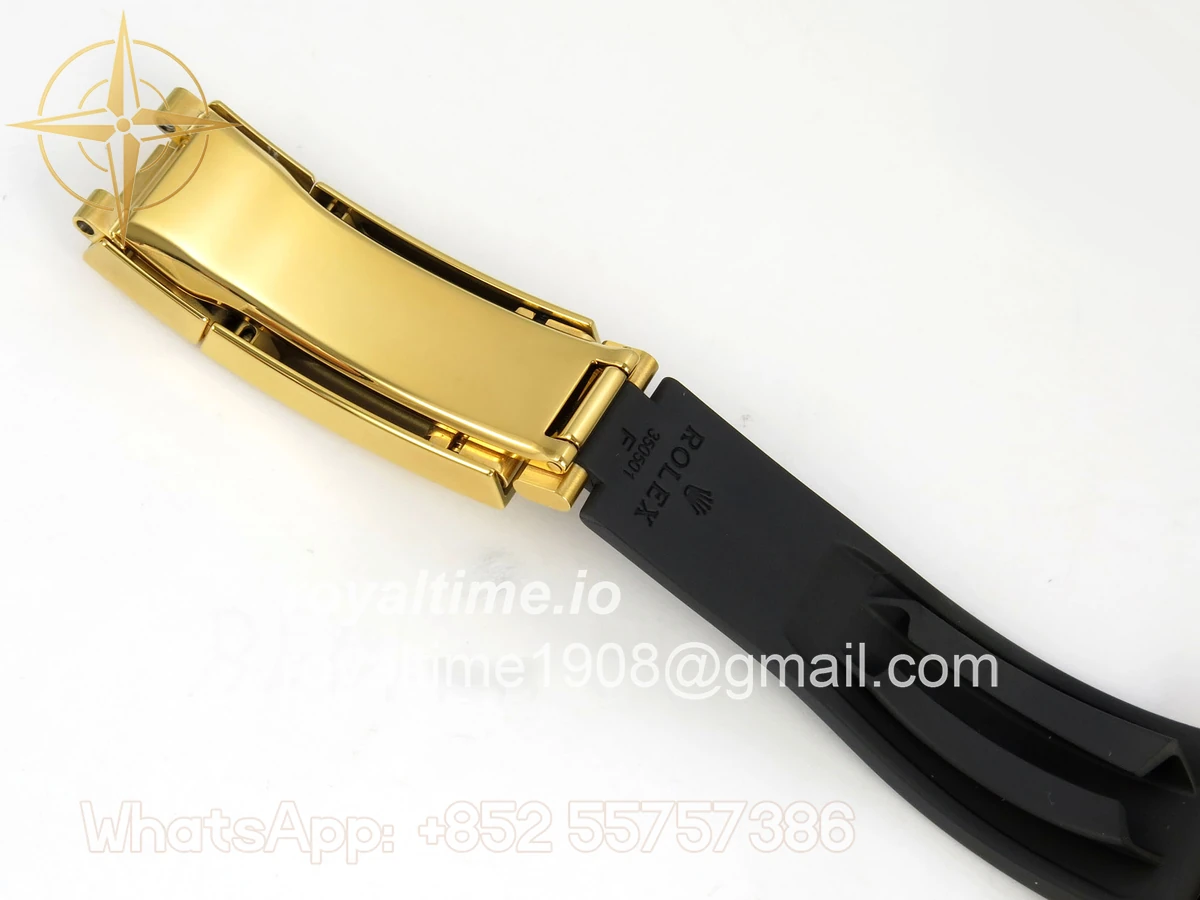 Rolex Daytona 126518 YG Clean Plus YG/Black Dial on Black Rubber Strap DD4131 - Image 22