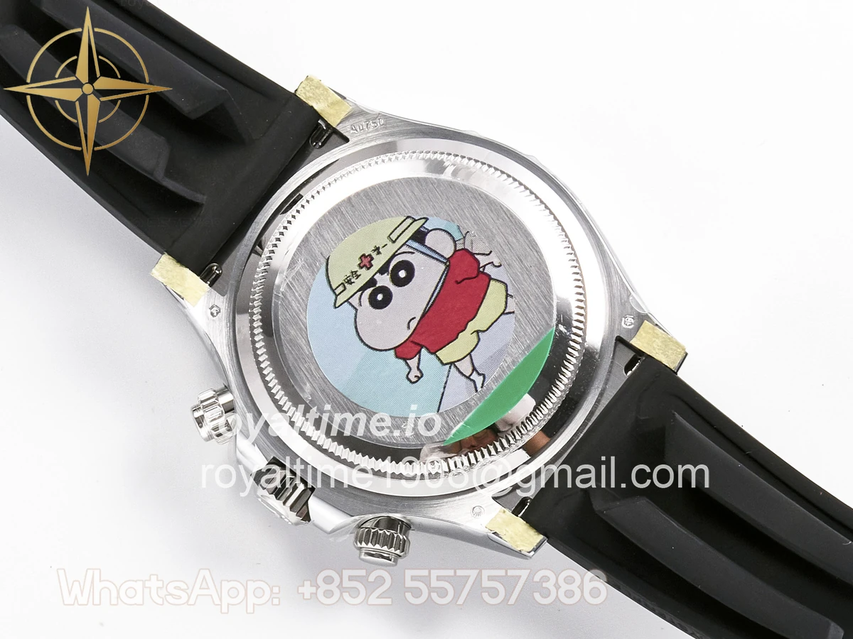 Rolex Daytona 126519 SS ARF Silver/Black Stick Dial on Oysterflex Strap DD4131 V2 (Weighted) - Image 22