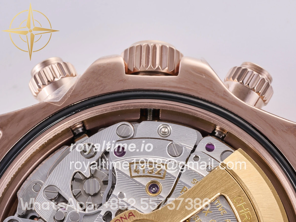 Rolex Daytona 126525 LN Le Mans QF on RG Bracelet JH4132 Free Sprung (Weighted) 175g - Image 22