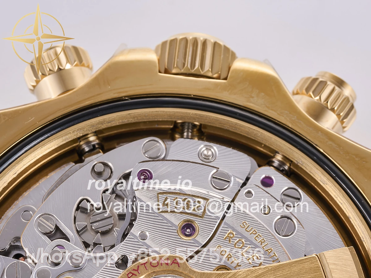 Rolex Daytona 126528 LN Le Mans QF on YG Bracelet JH4132 Free Sprung (Weighted) 175g - Image 22