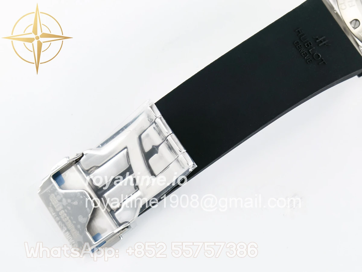 Hublot Classic Fusion Bang 42mm HBF Black Dial on Black Rubber Strap A2892 - Image 22