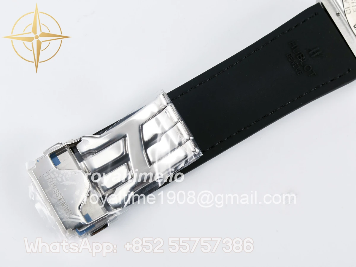 Hublot Classic Fusion Bang 42mm HBF Gray Dial on Gray Leather Strap A2892 - Image 22