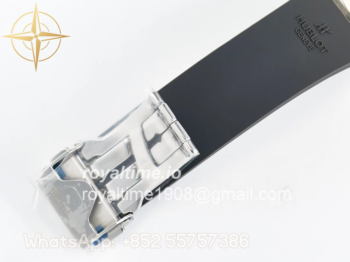 Hublot Classic Fusion Bang 42mm HBF Gray Dial on Gray Rubber Strap A2892 - Image 22