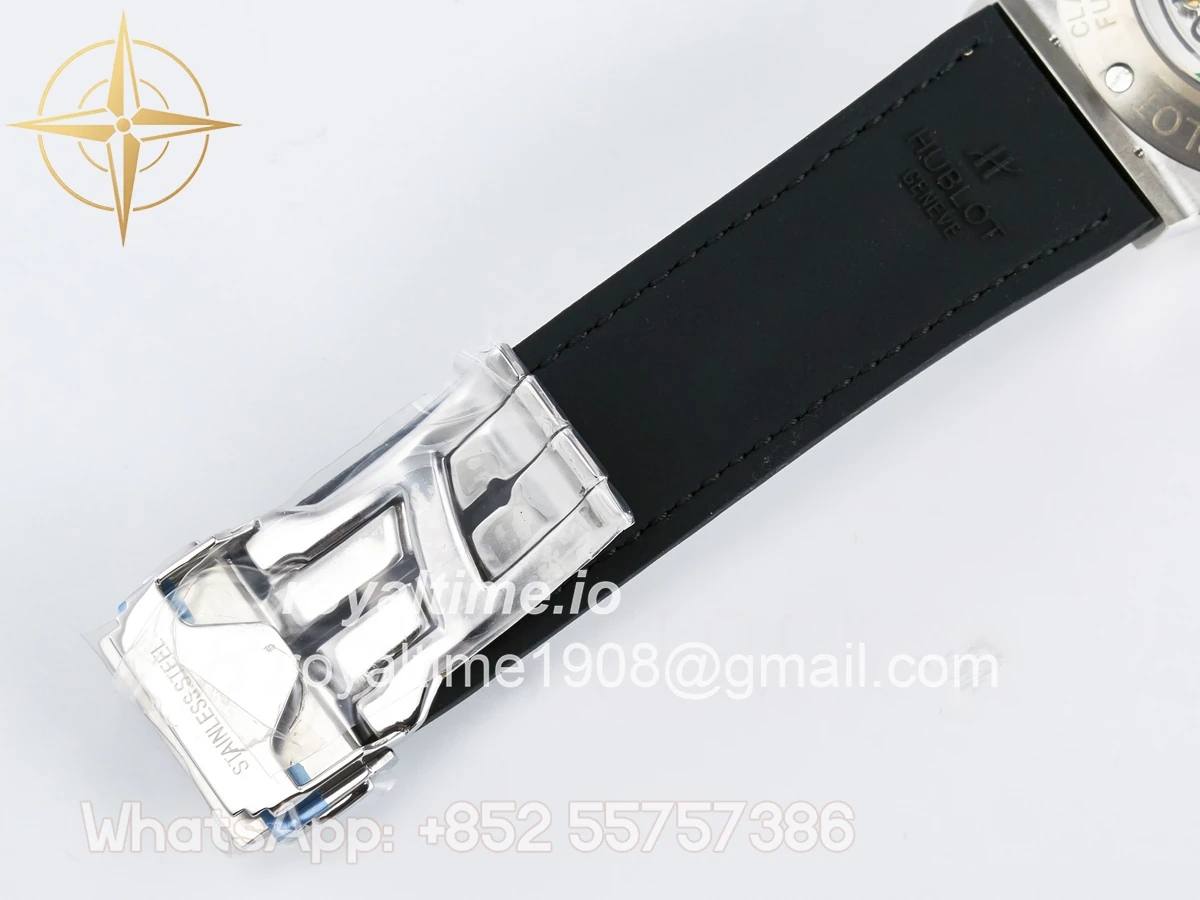 Hublot Classic Fusion Bang 42mm HBF Green Dial Diamonds Bezel on Green Leather Strap A2892 - Image 22