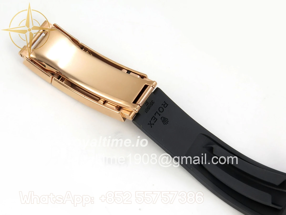 Rolex Yacht-Master 126655 SCF 3D Black Ceramic Bezel on Black Rubber Strap DD3235 - Image 22