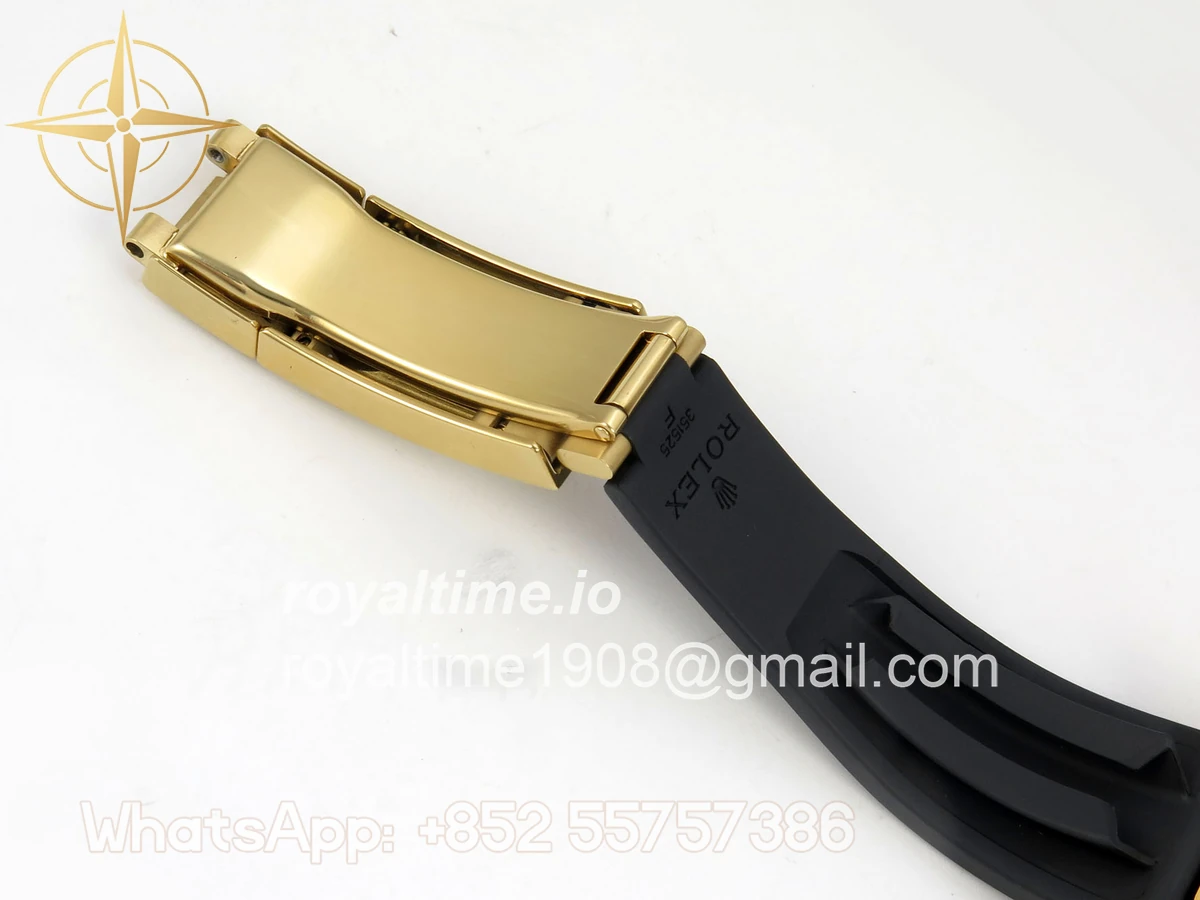 Rolex Yacht-Master 42mm 226658 YG QF on Oysterflex Strap JH3235 V18 (Free Sprung) Weighted 171g - Image 22