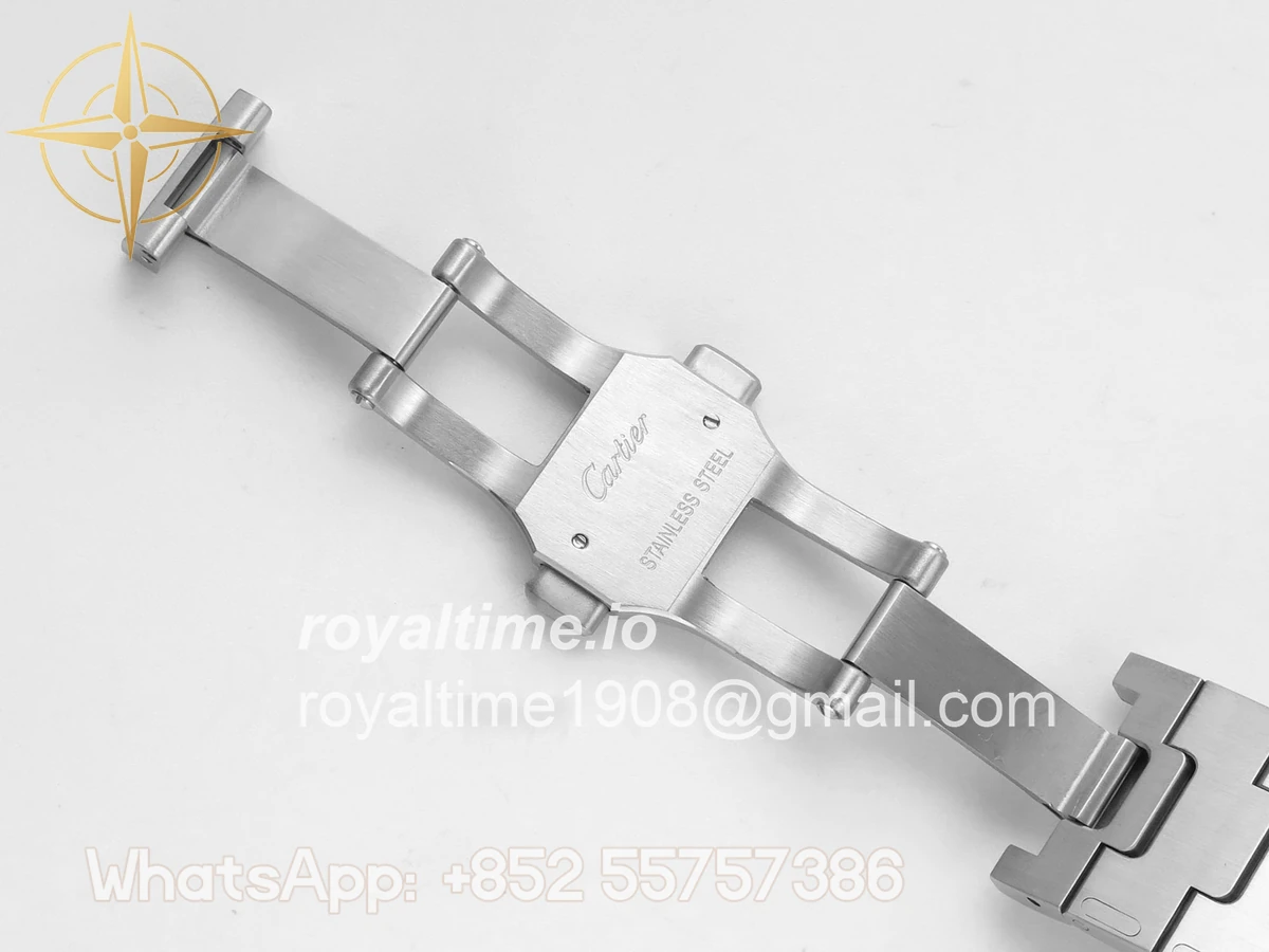 Cartier Santos de Cartier Skeleton SS/YG MLF Skeleton Dial on SS/YG SmartLink Bracelet 9611MC - Image 22