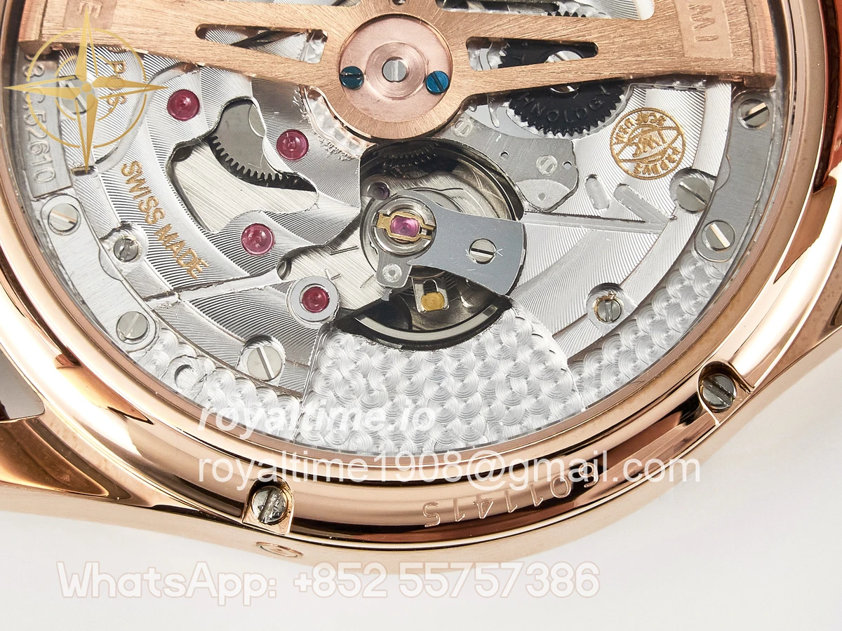 IWC IW5033 Portugieser Perpetual Calendar RG V9F White Dial on Brown Leather Strap A52610 - Image 22