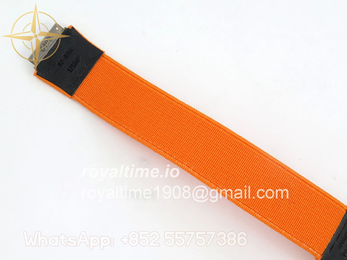 Richard Mille AVF RM67-02 McLaren Black NTPT Spain Skeleton Dial on Orange Elastic strap CRMA7 - Image 22