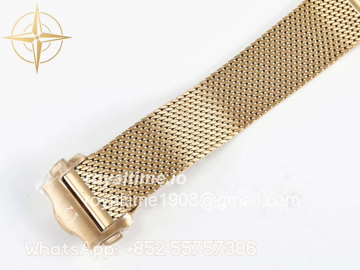 Omega Seamaster 300M Diver Rose Gold VSF Black Dial on Mesh Bracelet A8806 - Image 22