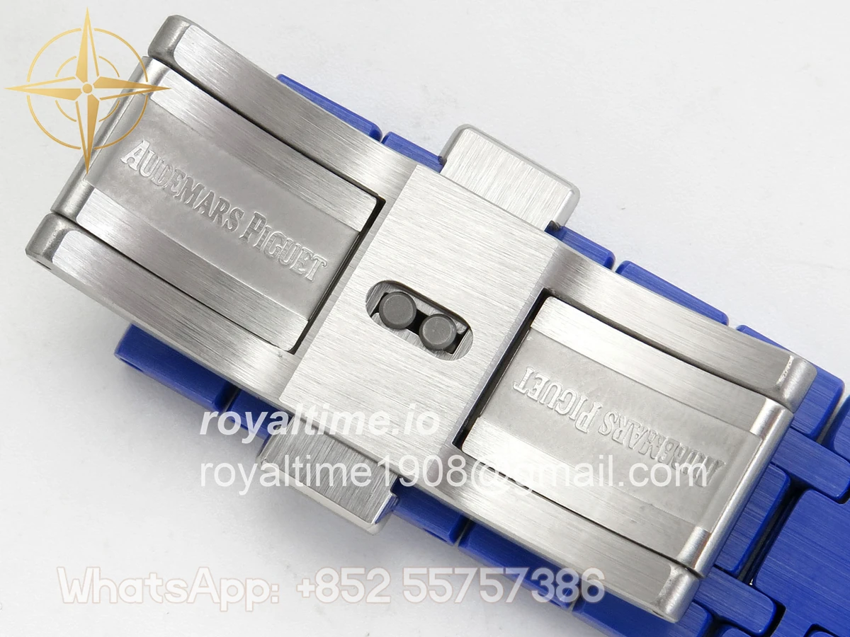 Audemars Piguet Royal Oak Chrono 26240 Blue Ceramic APSF Blue Dial On Blue Ceramic Bracelet SA4401 - Image 22