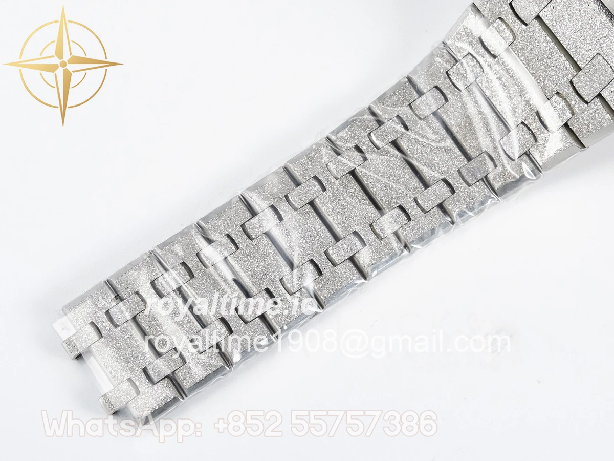 Audemars Piguet Royal Oak Chrono 26240 Frosted SS APSF Gray/Black Dial on Bracelet SA4401 - Image 22