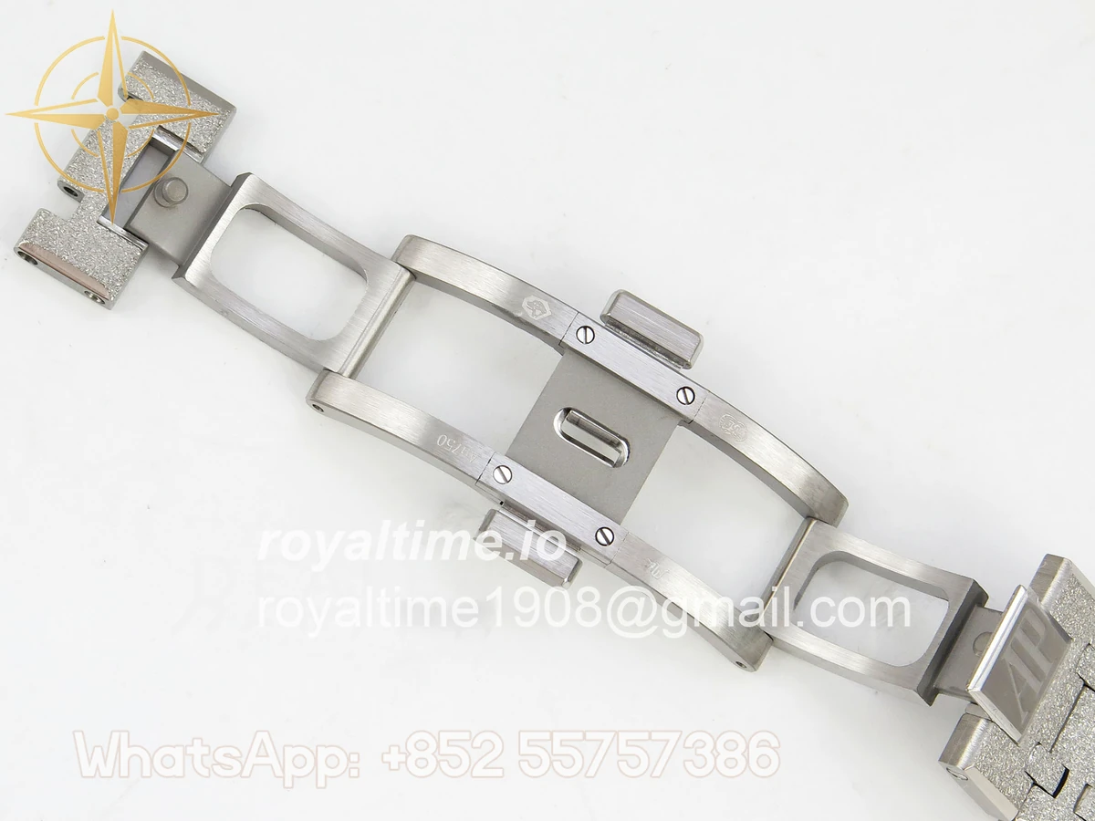 Audemars Piguet Royal Oak Chrono 26240 Frosted SS APSF Gray/Black Dial on Bracelet SA4401 V2 (Free Sprung) - Image 22