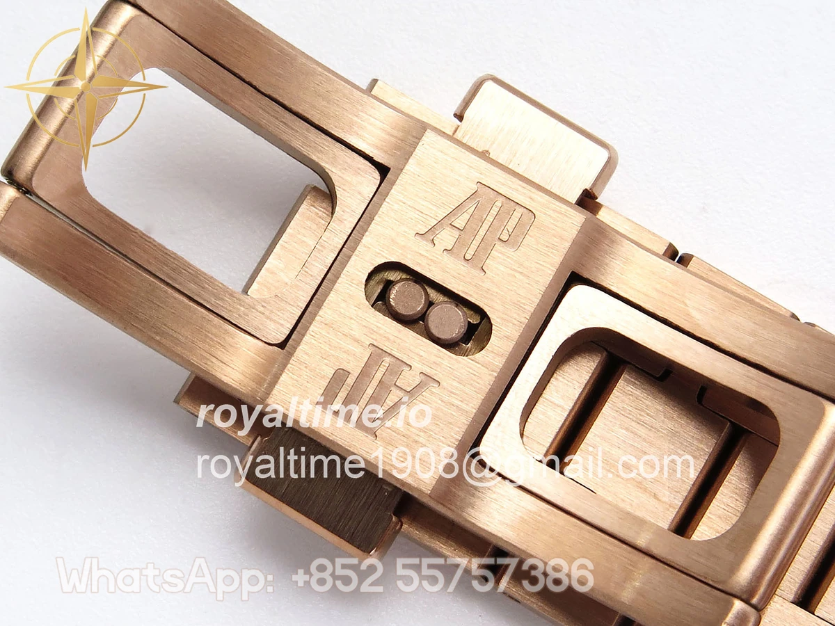 Audemars Piguet Royal Oak Chrono 26240 RG APSF Green Dial on RG Bracelet SA4401 - Image 22