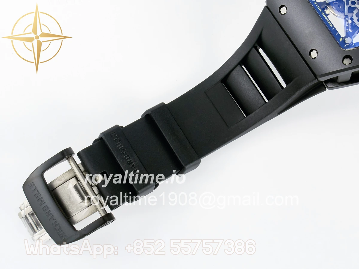 Richard Mille RM035-02 Black Ceramic SONIC Skeleton Dial on Black Rubber Strap RMUL1 - Image 22