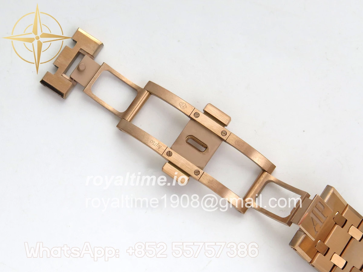 Audemars Piguet Royal Oak Chrono 26240 RG DDF Brown/RG Dial on RG Bracelet DD4401 Gain Weight (SW Dial) - Image 22