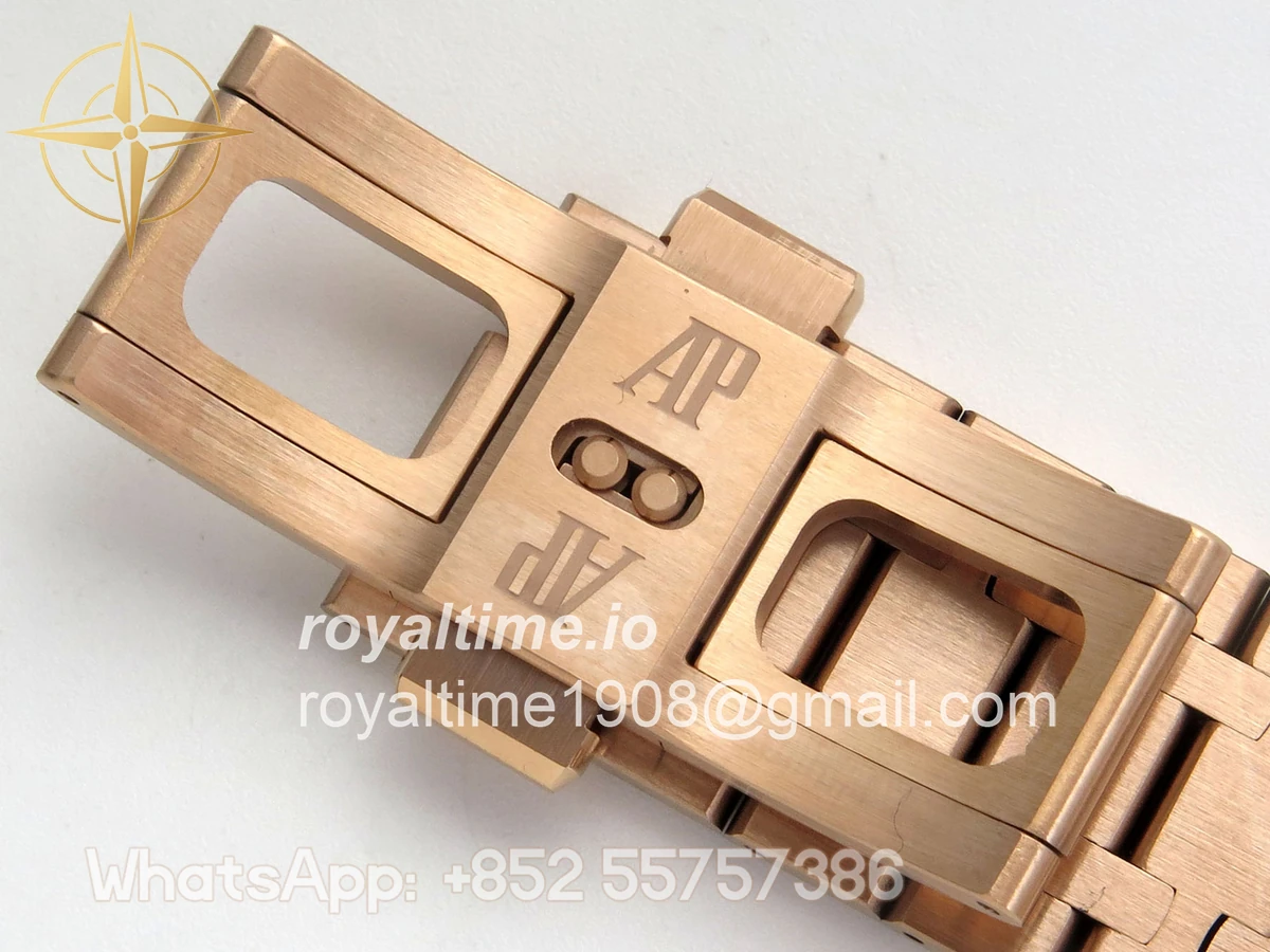 Audemars Piguet Royal Oak Chrono 26240 RG DDSF Black Dial on RG Bracelet DD4401 - Image 22