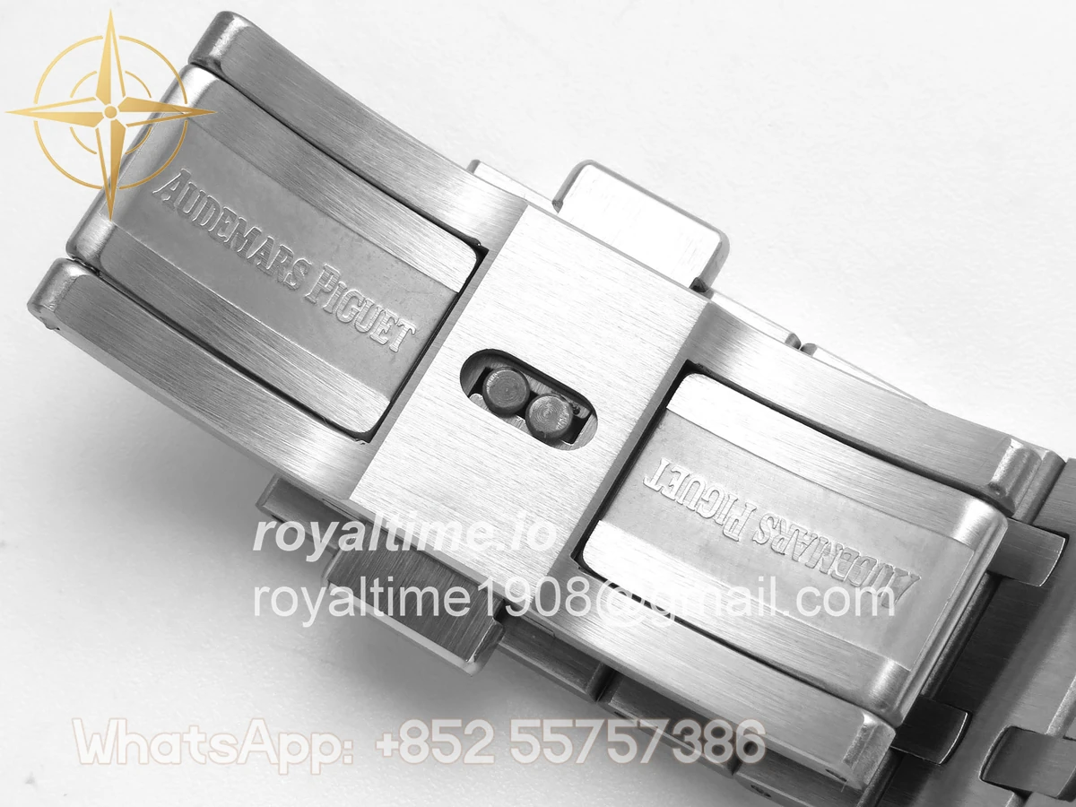 Audemars Piguet Royal Oak Chrono 26240 SS APSF Blue Dial on SS Bracelet SA4401 V2 (Free Sprung) - Image 22