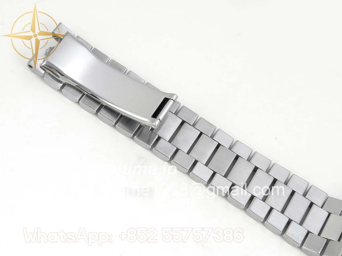 Rolex Day Date 40 SS TMF Blue Roman Dial on President Bracelet VR3255 (220g) - Image 22