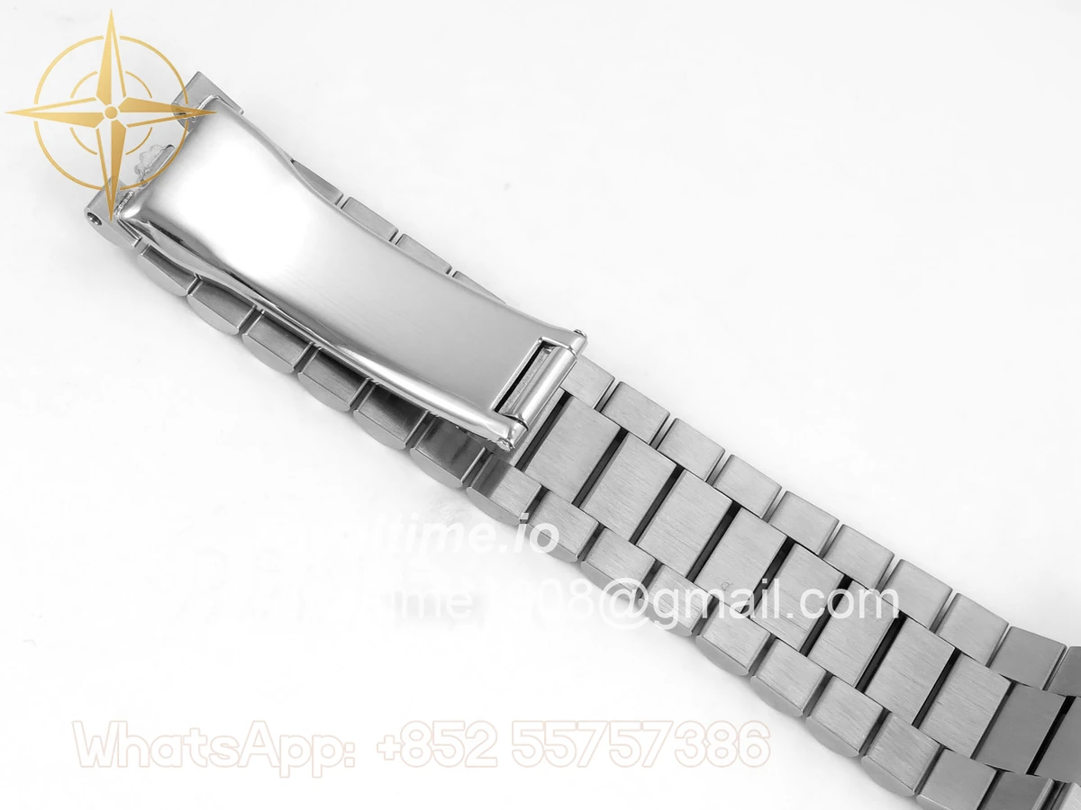 Rolex Day Date 40 SS TMF White MOP Crystal Dial on President Bracelet VR3255 (Weighted) 208g - Image 22