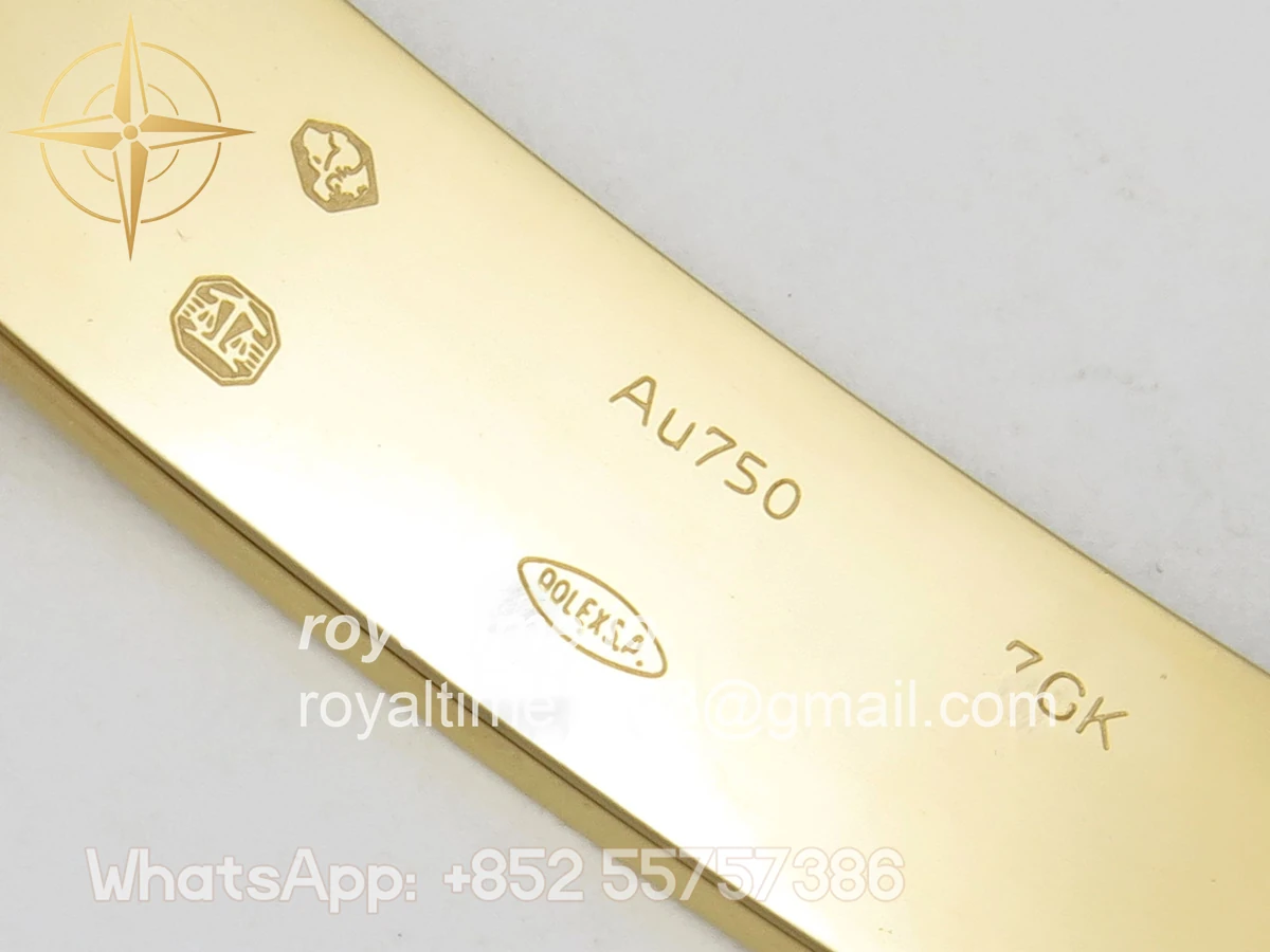 Rolex Day Date 40 YG 228238 QF Silver Stick Dial on President Bracelet A2836 V6 (200g) - Image 22