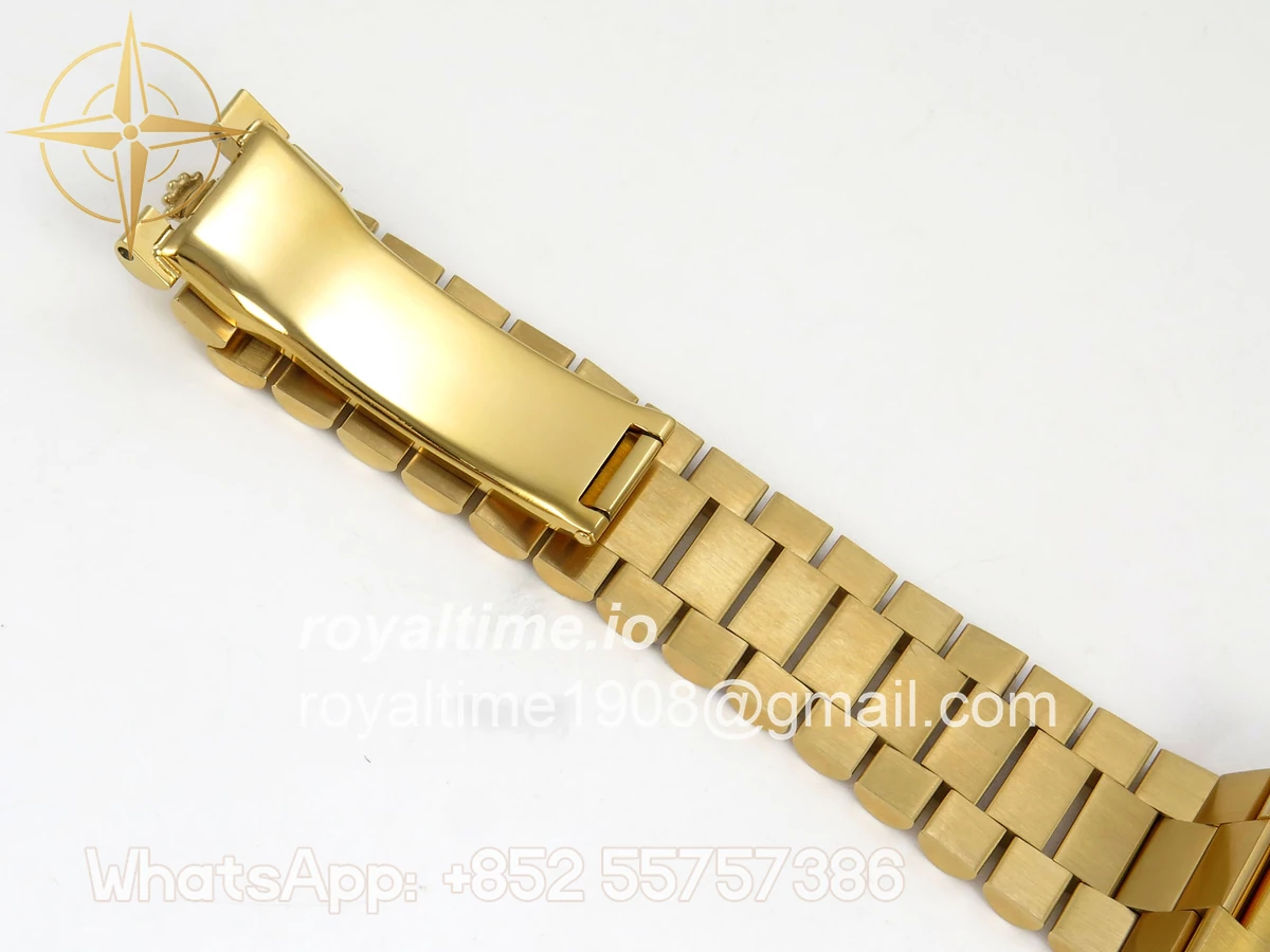 Rolex Day Date 40 YG 228238 QF White Roman Dial on President Bracelet VR3255 V8 (190g) - Image 22