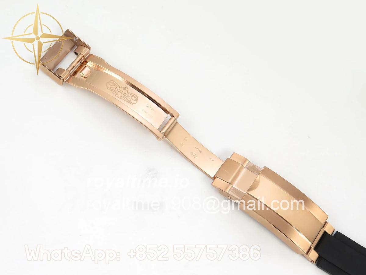 Rolex Daytona 126515 ARF Black/RG Diamonds Dial on Oysterflex Strap DD4131 V2 (Weighted) - Image 23