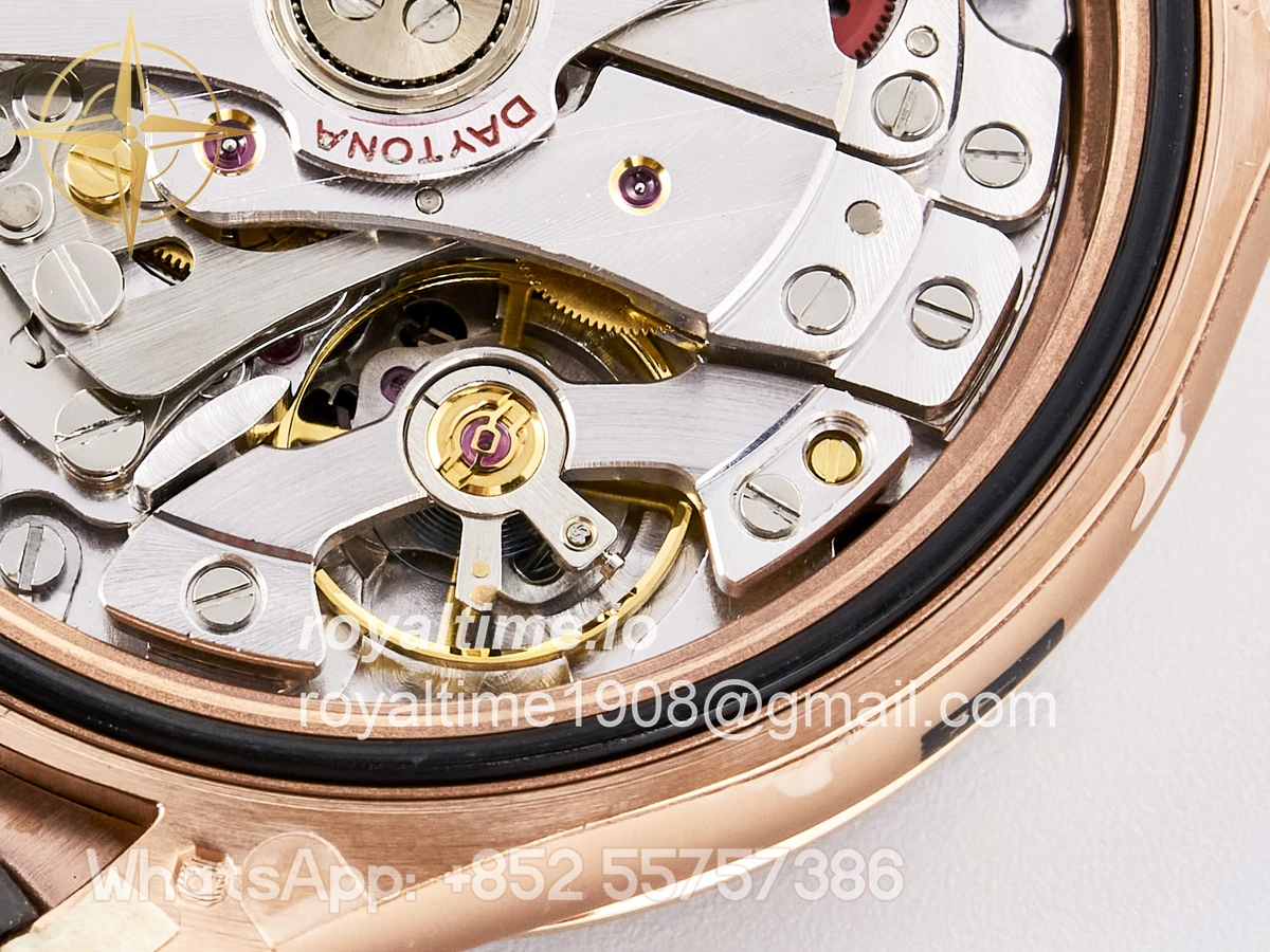 Rolex Daytona 126515 TMF Black/RG Diamonds Dial on Oysterflex Strap DD4131 - Image 23