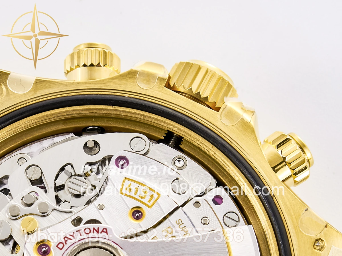 Rolex Daytona 126518 TMF YG/Black Dial on Oysterflex Strap DD4131 - Image 23